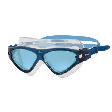 Zoggs Tri-Vision Mask Schwimmbrille Blau - Blaue Linse 