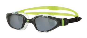Zoggs Aqua-Flex Titanium Dunkle linse Schwimmbrille Schwarz/Grün