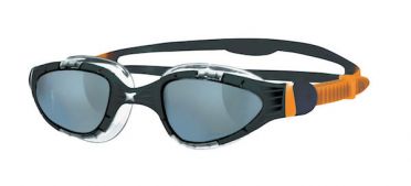 Zoggs Aqua flex Dunkle linse Schwimmbrille Schwarz/Orange