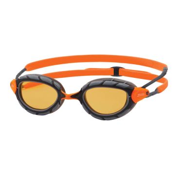 Zoggs Predator flex Polarized Schwimmbrille Schwarz/Orange 