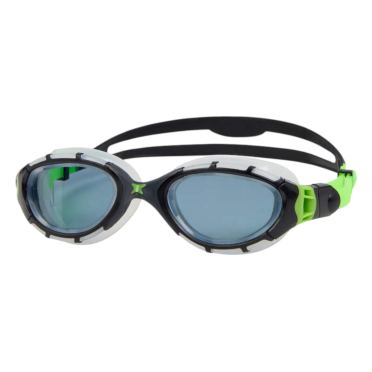 Zoggs Predator dunkle Linse Schwimmbrille Schwarz/Grün 