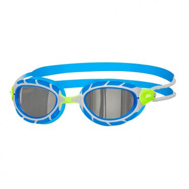 Zoggs Predator titanium Schwimmbrille Blau/Weiß