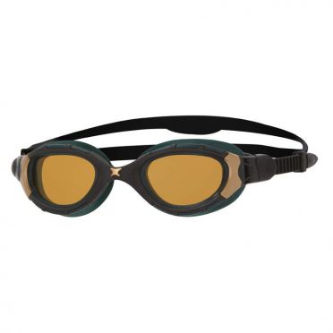 Zoggs Predator Flex Polarized Ultra Reactor Schwimmbrille Schwarz/Gold 
