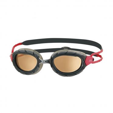 Zoggs Predator Polarized Ultra Schwimmbrille Schwarz/Rot
