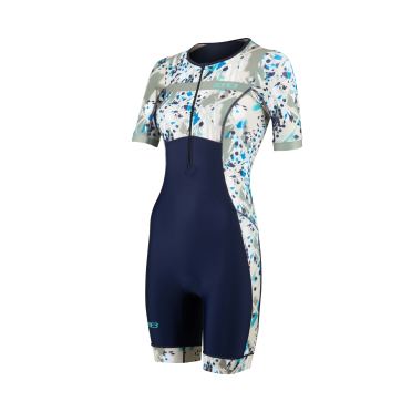 Zone3 Activate Plus Kurzarm Trisuit Sand Storm Damen 