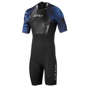 Zone3 Tropical palm swimskin Kurzarm Herren 