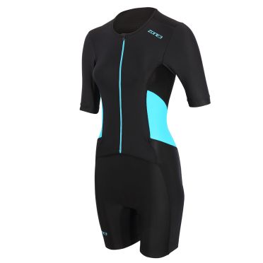 Zone3 Activate trisuit Kurzarm Schwarz/Blau Damen 