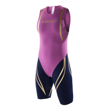 Zone3 Swim Skin Violett/Schwarz Damen