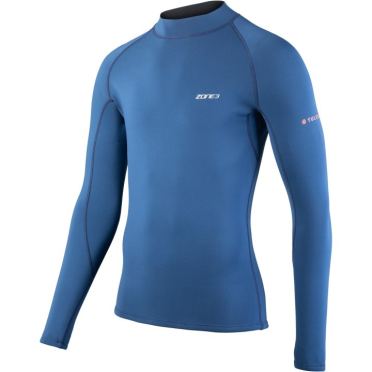 Zone3 Yulex Langarm Schwimmshirt blau Herren