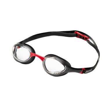 Zone3 Volare streamline racing transparente Schwimmbrille black/red 