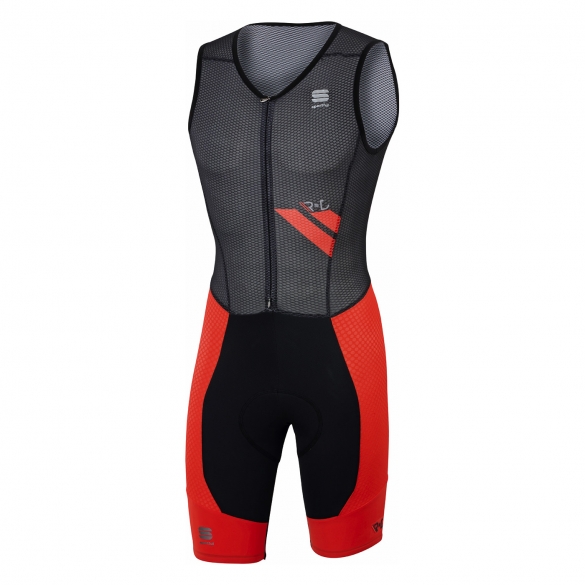 Sportful R&D Ultraskin Bibshort Schwarz/Rot Herren 1101613-251