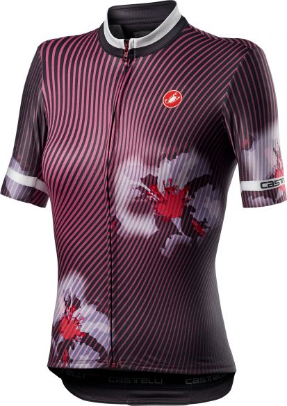 Castelli Gradient Radtrikot Rot Damen 21048-421
