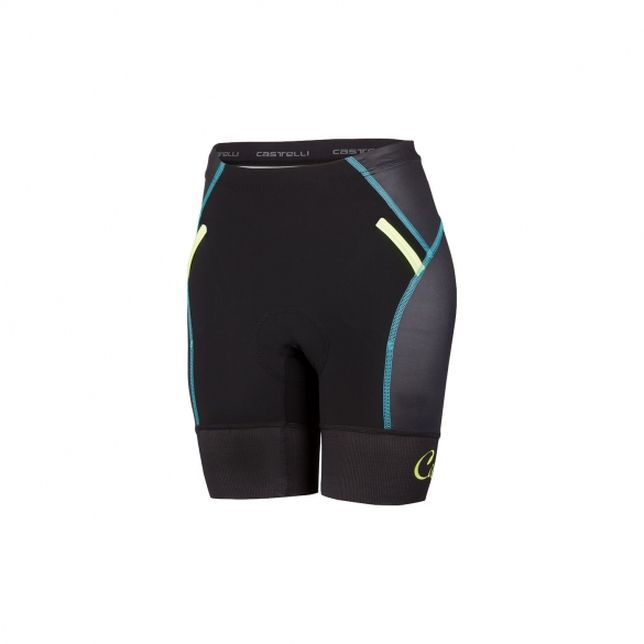 Castelli Free W tri Short Schwarz/gelb Damen 16078-321 CA16078-321
