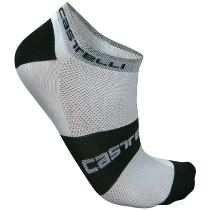Castelli Lowboy sock weiß/schwarz Herren 7069-001 2015 CA7069-001(2015)