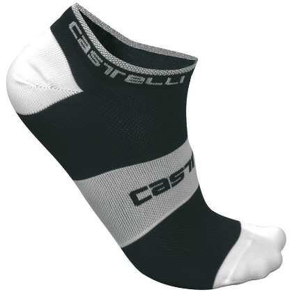 Castelli Lowboy sock schwarz/weiß Herren 7069-010 2015 CA7069-010(2015)