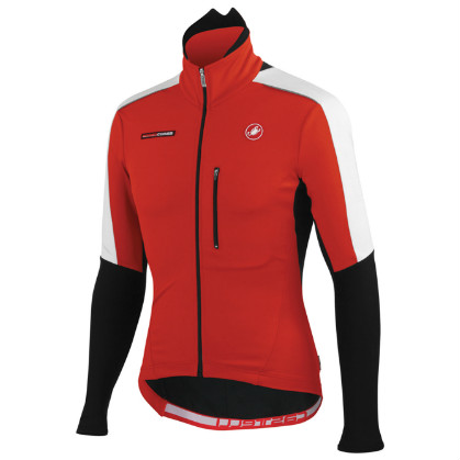 Castelli Trasparente 2 wind jersey rot/schwarz/weiß herren 12506-123 2015 CA12506-123(2015)