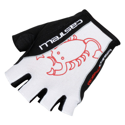 Castelli Rosso corsa classic glove Weiß/Schwarz Herren 13032-101