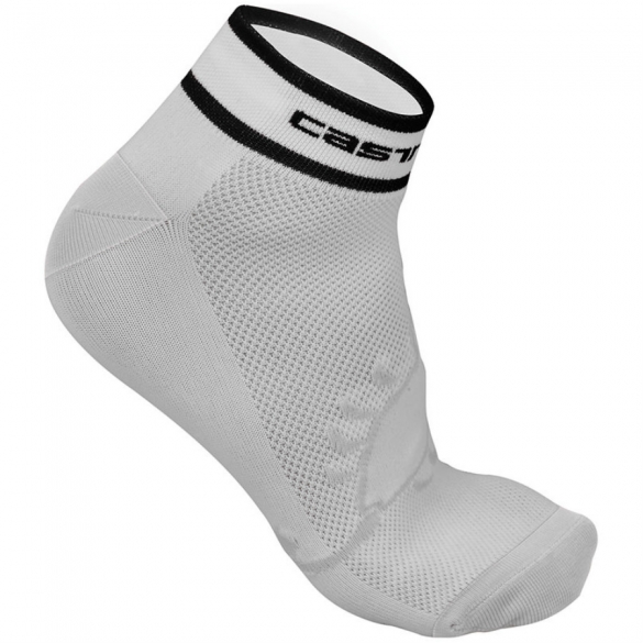 Castelli Logo 3 sock weiß/schwarz Herren 13102-001 2015 CA13102-001(2015)