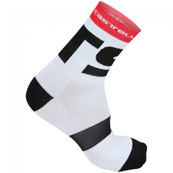 Castelli Free X13 sock weiß/schwarz Herren 15031-001 2015 CA15031-001(2015)