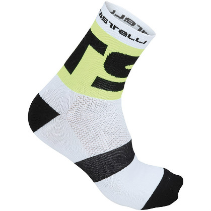 Castelli Free X13 sock weiß/gelb-fluo Herren 15031-032 2015 CA15031-032(2015)