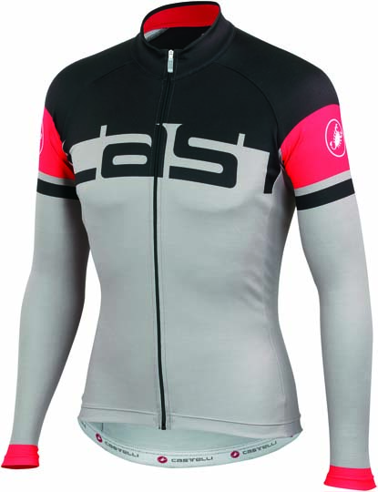 Castelli Unavolta jersey FZ grau/schwarz Herren 14523-008 CA14523-008