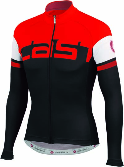 Castelli Unavolta jersey FZ schwarz/rot Herren 14523-023 CA14523-231