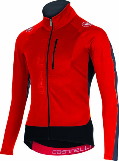 Castelli Trasparente 3 wind jersey FZ rot/schwarz/anthrazit Herren 15525-231 CA15525-231