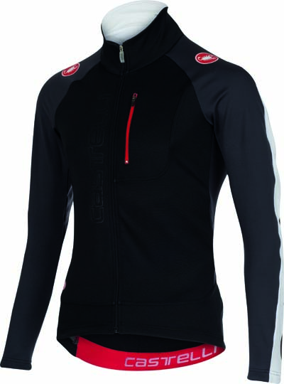 Castelli Trasparente 3 wind jersey FZ schwarz/anthrazit/weiß Herren 15525-901 CA15525-901