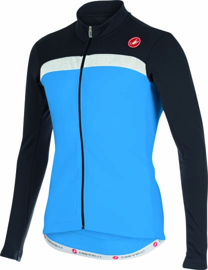 Castelli Criterium jersey FZ blau/anthracite/weiß heren 15528-599 CA15528-599