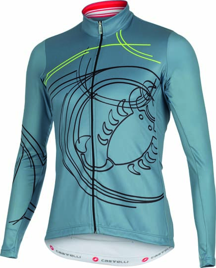 Castelli Stinger jersey FZ blue stone Herren 15531-064 CA15531-064