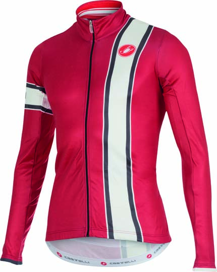 Castelli Storica jersey FZ ruby rot/cream Herren 15532-017 CA15532-017