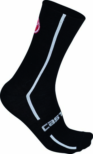 Castelli Merino Light Seta 13 Radsocken Herren Schwarz 15550-010 CA15550-010