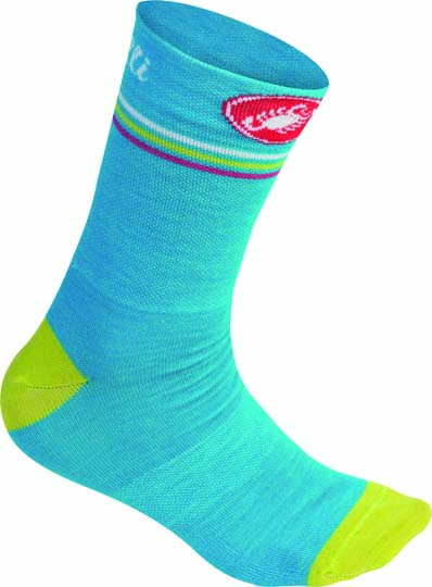 Castelli Atelier 13 Radsocken Turquoise Damen 15569-051 CA15569-051