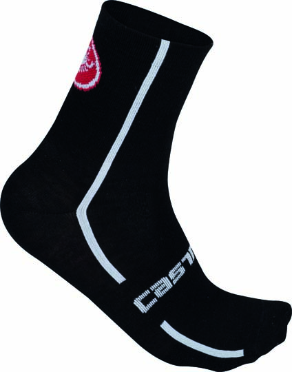 Castelli Merino Light Seta 9 Radsocken Herren Schwarz 15572-010 CA15572-010