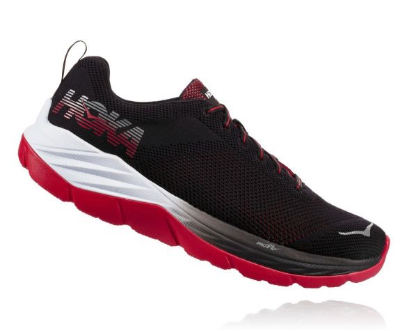 Hoka One One Mach Laufschuhe Schwarz/Weiß Herren 1019279BWHT-VRR