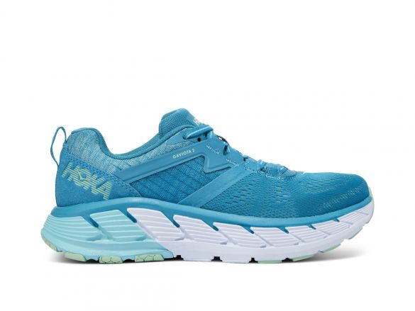 Hoka One One Gaviota 2 Laufschuhe Blau Damen 1099630-CSGA