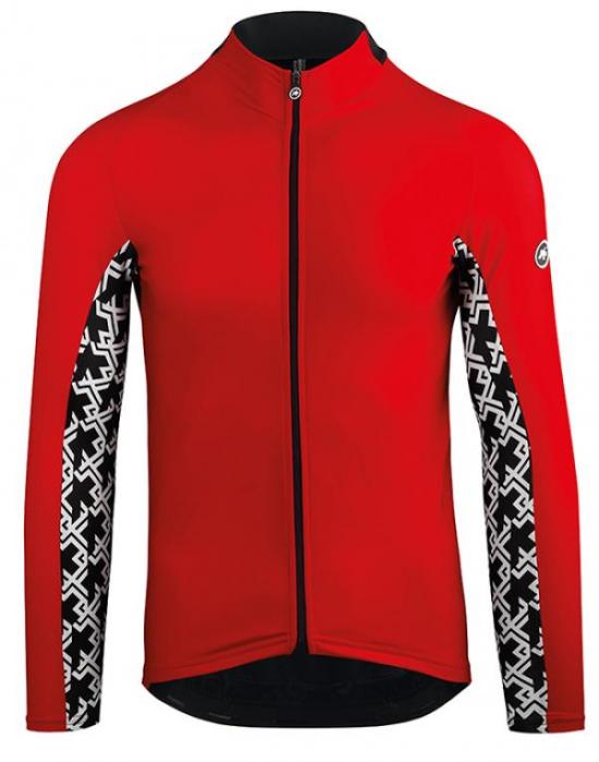Assos Mille GT spring fall Radtrikot lange Ärmel Rot Herren 112427347