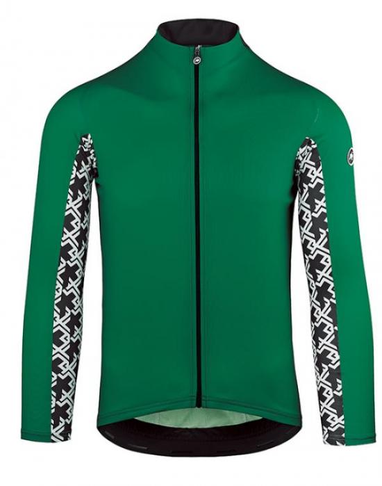 Assos Mille GT summer Langarm Radtrikot Grün Herren 112427668