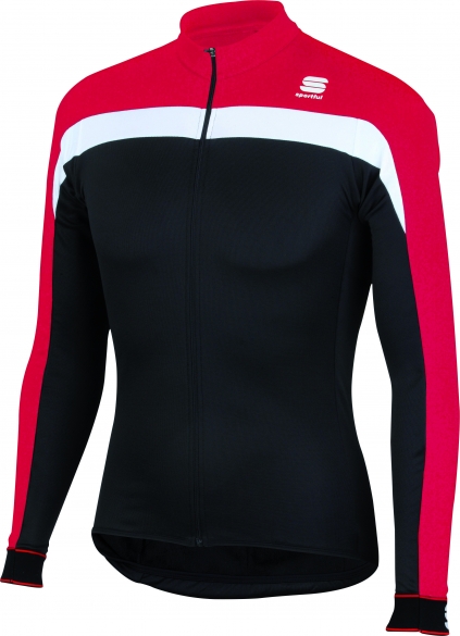 Sportful Pista Thermal Jersey Rot/Schwarz Herren SP1101152-267
