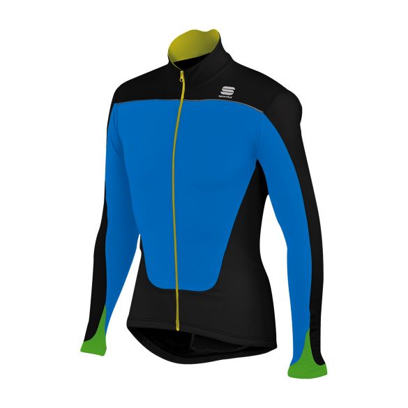 Sportful Force Thermal Jersey Schwarz-Blau Herren 01276-274 1101276-274