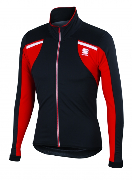 Sportful Alpe 2 softshell Radjacke Schwarz/rot Herren 1101399-267