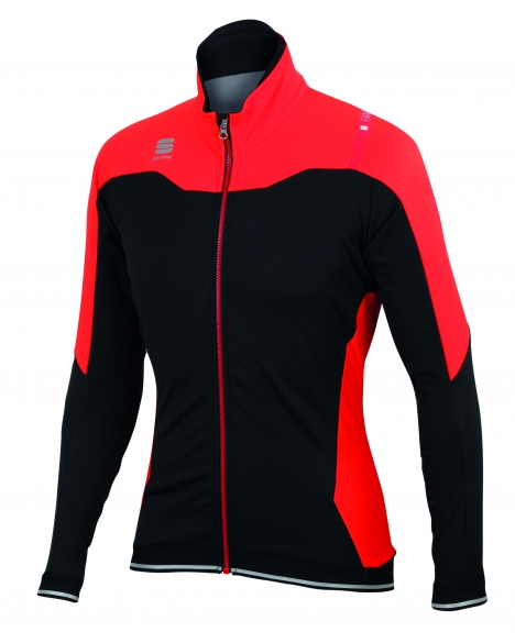 Sportful Fiandre No-Rain Jacket Schwarz/Rot Herren 1101687-251