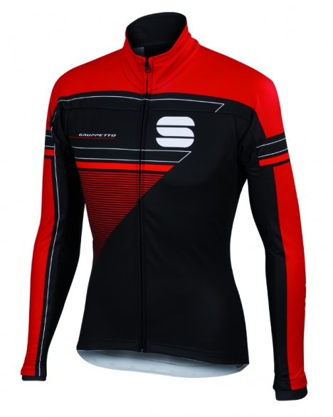 Sportful Gruppetto partial WS Radjacke Schwarz/rot Herren 1101695-267