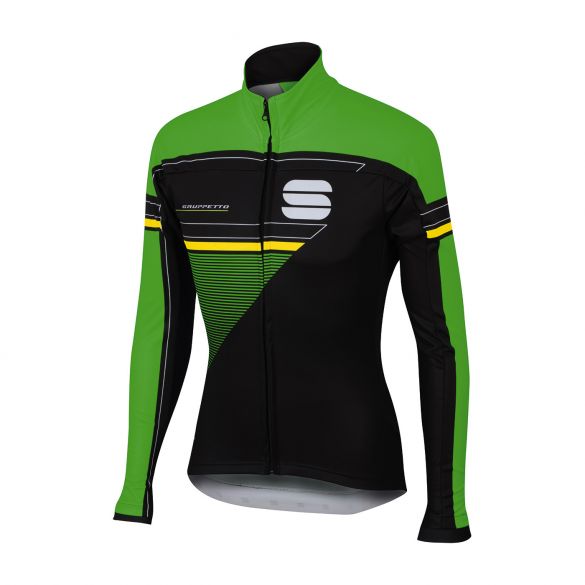 Sportful Gruppetto partial WS Radjacke Schwarz/Grün Herren 1101695-287