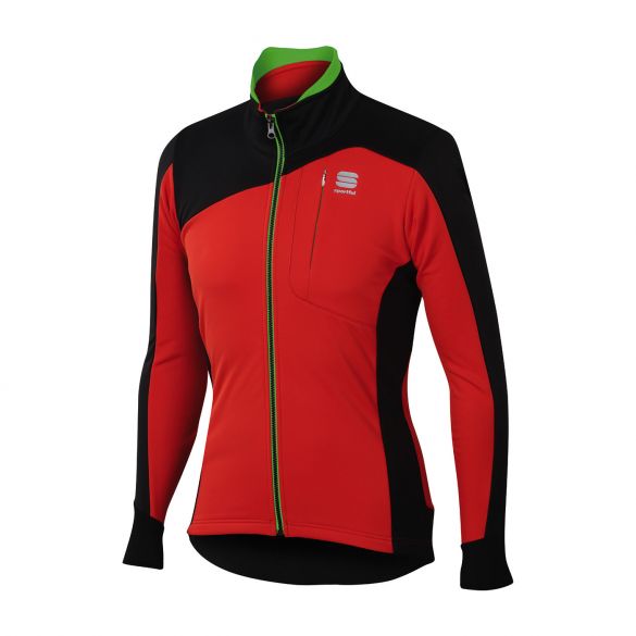 Sportful Edge softshell Radjacke Rot/Schwarz Herren 1101698-251