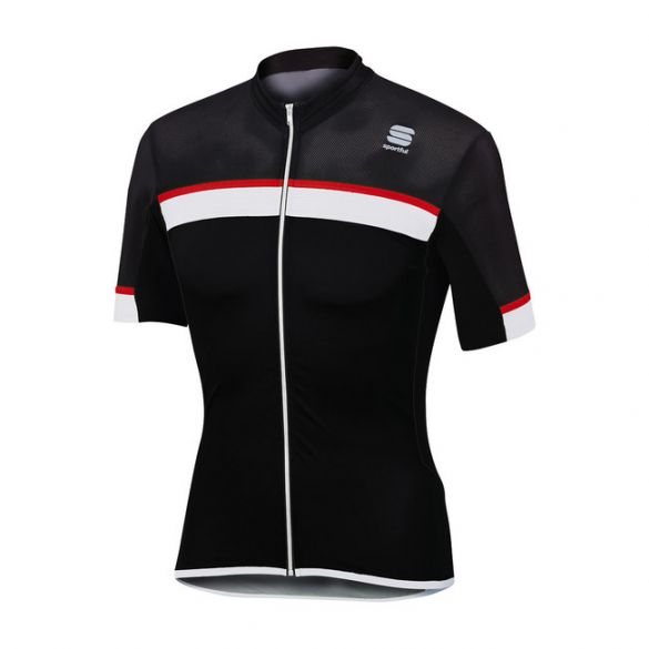 Sportful SF pista Radtrikot kurze Ärmel Schwarz/Weiß Herren 1101742-002