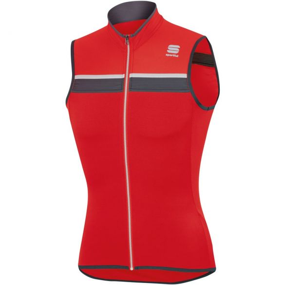 Sportful SF pista Radtrikot Ärmellos Rot/Weiß Herren 1101743-567