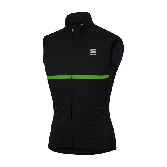 Sportful Giara thermal Ärmellos Vest Schwarz/Grün Herren 1101822-187