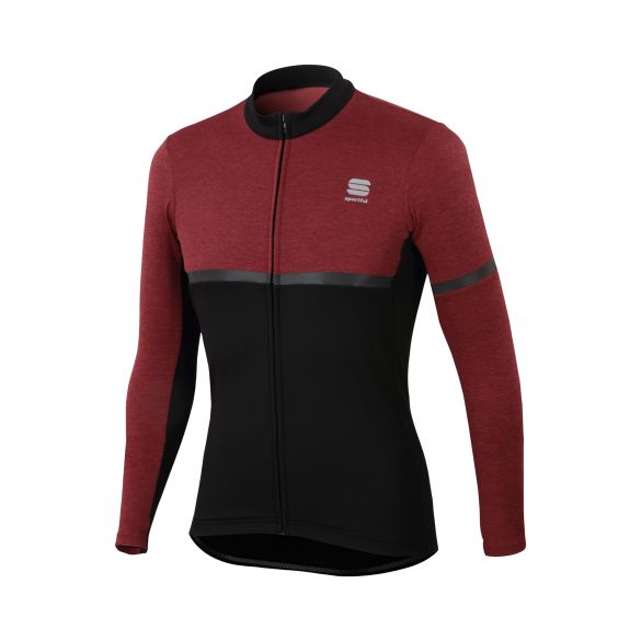 Sportful Giara warm Langarm Radtrikot Schwarz/Lila Herren 1101823-616