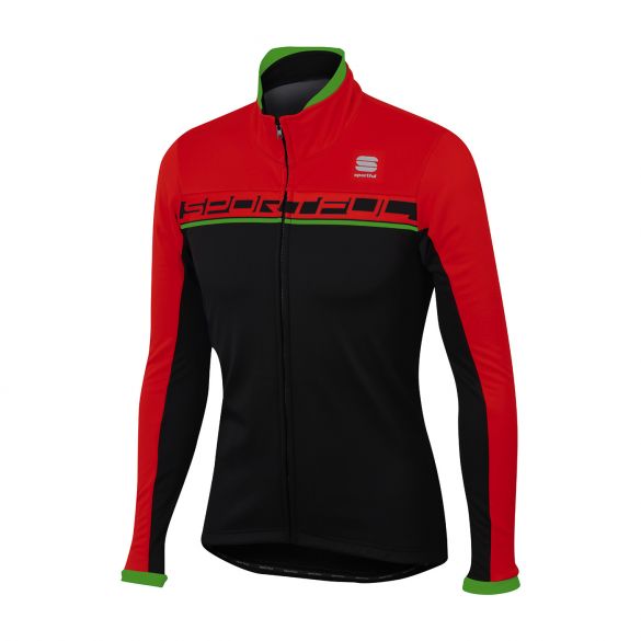Sportful Giro softshell Jacke Schwarz/Rot/Grün Herren 1101824-267